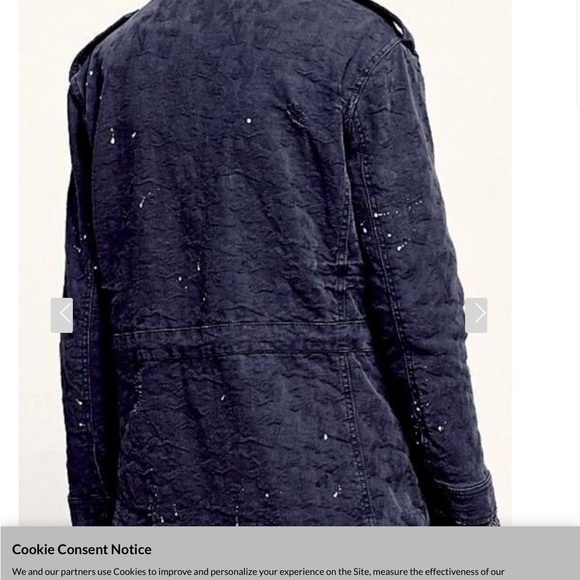 Free People camo splatter utility jacket - Picture 3 of 11